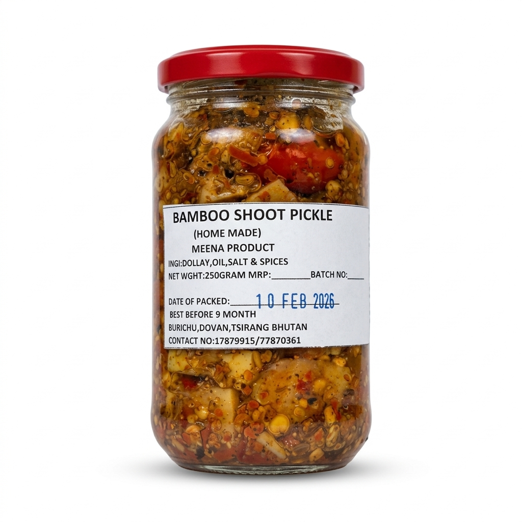 Bamboo Shoot Pickle (Authentic Bhutanese Style)